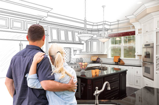 Professional Kitchen Island Installation technician working in Jackson, WI